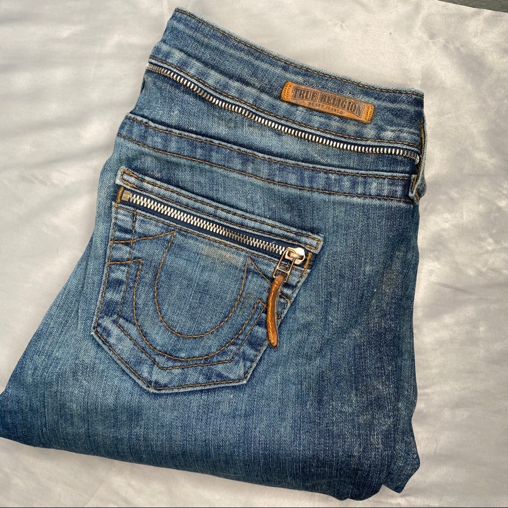 True Religion Zipper Skinny Jeans 💙